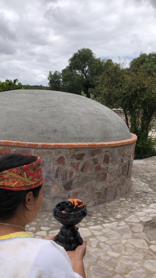 Hotel&Temazcal Hacienda Maxthá Huichapan Exterior foto